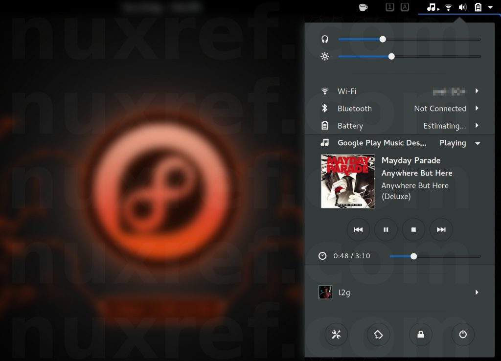 Media Player Gnome Extension
